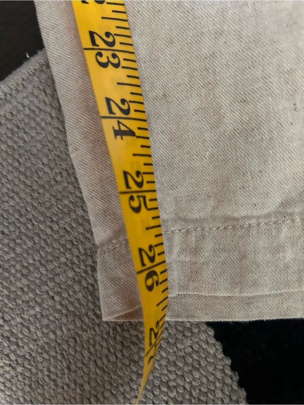 Zara Men's Drawstring Joggers in Light Beige